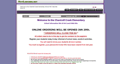 Desktop Screenshot of chantrellcreek.hotlunches.net