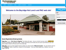 Tablet Screenshot of bayridge.hotlunches.net