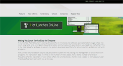 Desktop Screenshot of hotlunches.net