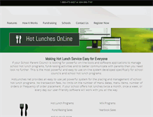 Tablet Screenshot of hotlunches.net